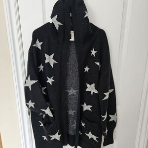 Starry Black and Gray Kids Jacket